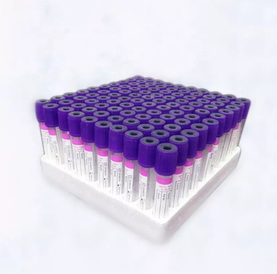EDTA K2 K3 Vacuum Blood Collection Tube PET Plastic EDTA Tube For Laboratory