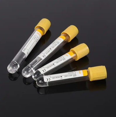 Serum Separation Glass Tube With Clot Activator And Inert Gel Separator 13*75mm