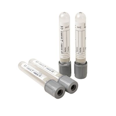 Customized Capacity Gray Top Disposable Glucose Vacuum Blood Collection Tube for Glucose and Lactate Determinations