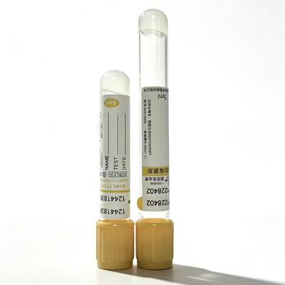 Gold Top SST Vacuum Tubes: Integrated Gel Barrier & Silica Clot Accelerator