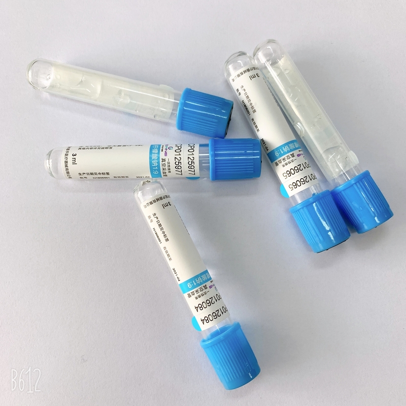 Light Blue PT Tubes vacuum blood colletion tube 1ML-6ML Colors And Tests For Phlebotomy