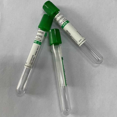 Routineclinicalbiochemistry-Testsbloed die Buis Groene Bovenkant verzamelen