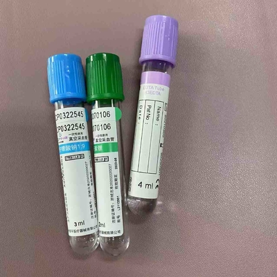Het blauwe Hoogste van het de Buisplasma van het Natriumcitraat Glas Plastic 1.8ml - 8ml