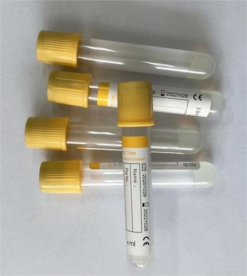 Medische Vacuümbuis 2 van de Bloedinzameling - 10ml-Gelbuis met Gele Bovenkant