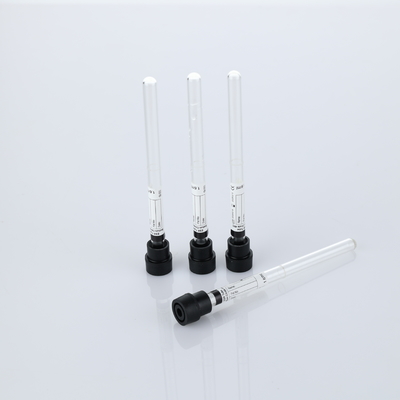 Zwarte 8x120mm 1.28ml glazen vacuüm ESR buis voor bloedverzameling met natriumcitraat