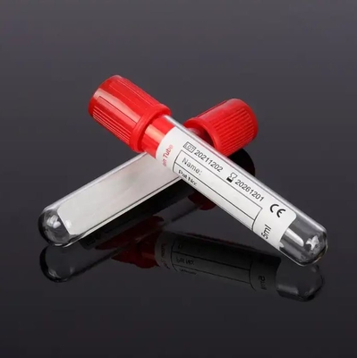 Medisch ziekenhuis Serum 1-10 ml Glas PET Bloedonderzoek Rood Vacuüm Bloedopname Gewone buis zonder additieven
