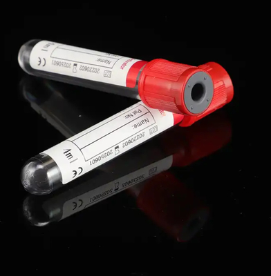 Medische benodigdheden 13*75mm 4ml Rode bloedverzamelbuis met gele cap kleur en bloedstolling activator