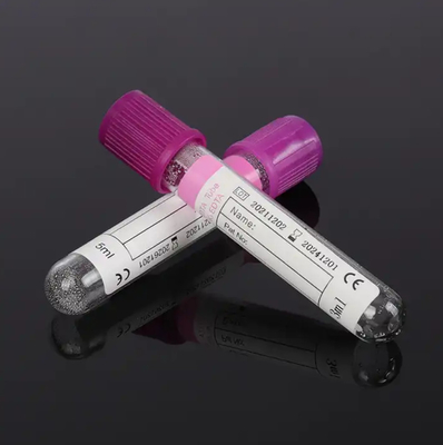 Ziekenhuis Medische benodigdheden Vacuümbloedopvangbuis EDTA K3 EDTA K2 Paarse buis trek Volume 1-10ml