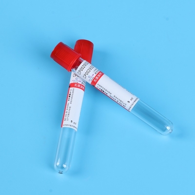 Verzamelen van bloed in een eenvoudige buis zonder anticoagulantia