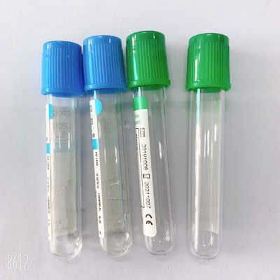 De medische van het Bloedmonsterflessen van het Laboratoriumgebruik Groenachtig blauwe Kleur voor Bloedinzameling